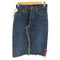 リーバイス Levis 90S 日本製 702 XX ビックE ボタン裏 J22 刻印 バックアジャスター 革パッチ ボタンフライ ステッチ デザイン リメイク デニムスカート 99年製 レディース W29 L36