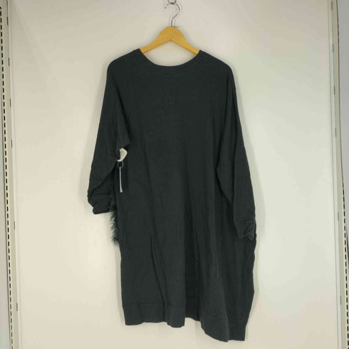 ツモリチサト TSUMORI CHISATO ファーデザイン Vガゼット コットン スウェットワンピース レディース JPN:2