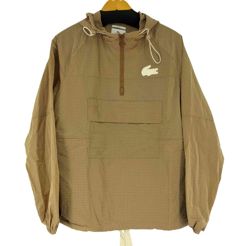 ラコステライブ Lacoste Live Pullover Windbreaker ワンポイントパッチアノラックジャケット メンズ import:S