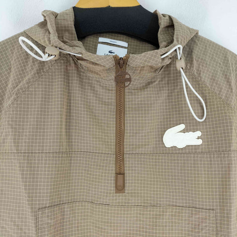 ラコステライブ Lacoste Live Pullover Windbreaker ワンポイントパッチアノラックジャケット メンズ import:S