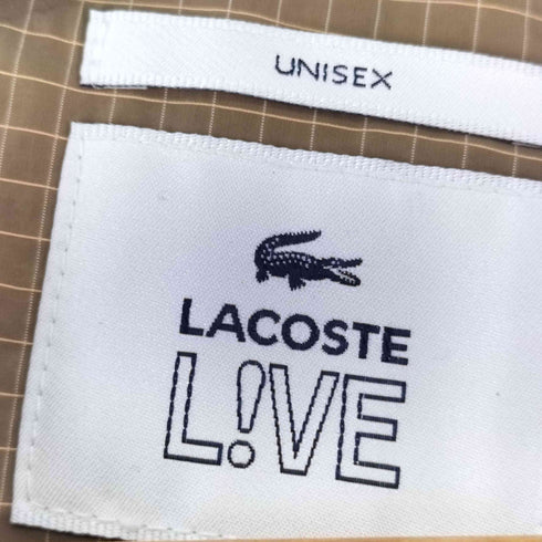 ラコステライブ Lacoste Live Pullover Windbreaker ワンポイントパッチアノラックジャケット メンズ import:S