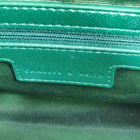 チャールズアンドキース CHARLES&KEITH 2WAY ダブルトップハンドル トラペーズ トート バッグ レディース