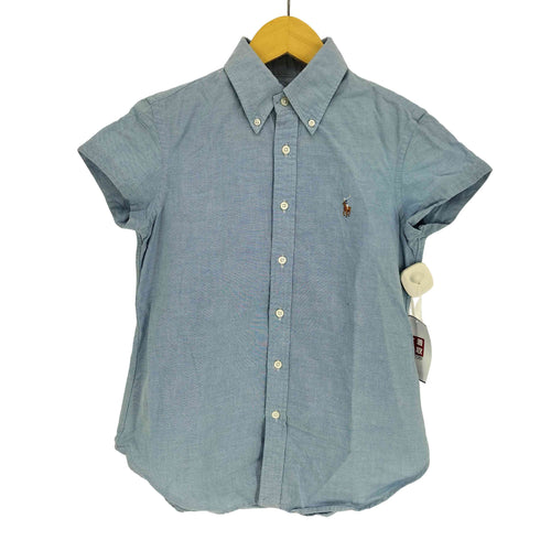 ラルフローレン RALPH LAUREN ポニー刺繍 S/S B.D シャツ レディース JPN:7号