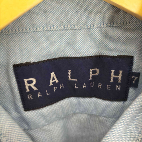 ラルフローレン RALPH LAUREN ポニー刺繍 S/S B.D シャツ レディース JPN:7号