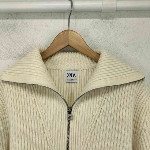 ザラ ZARA ハーフジップ プルオーバーニット メンズ import:M