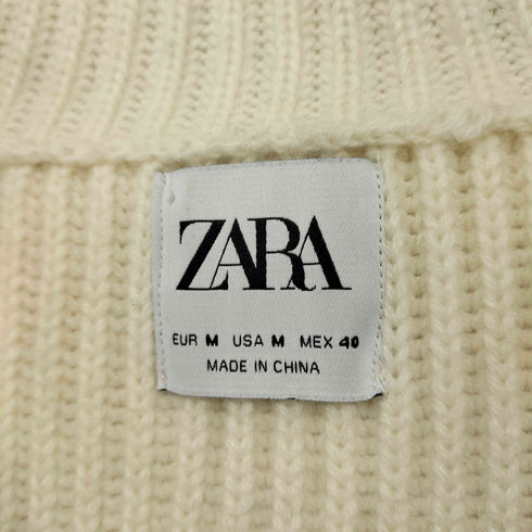 ザラ ZARA ハーフジップ プルオーバーニット メンズ import:M