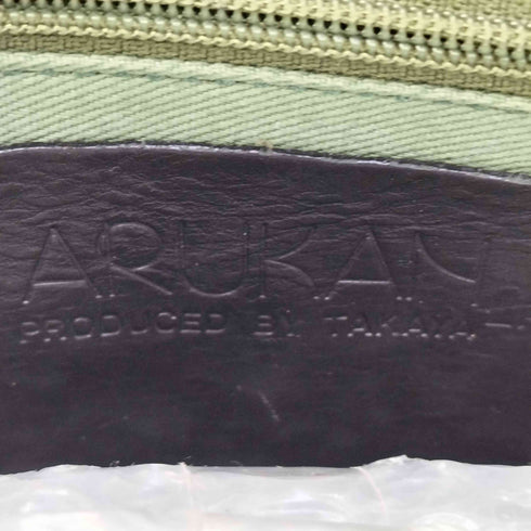 アルカン ARUKAN マグネットボタン レザー ショルダーバッグ メンズ