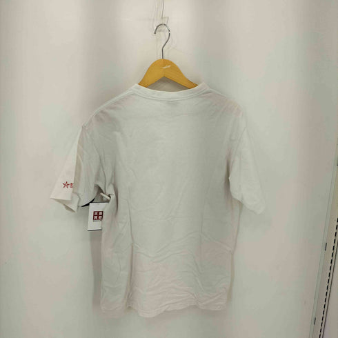 ステューシー Stussy 90s USA製 紺タグ プリントクルーネックTシャツ メンズ JPN:L