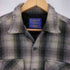 ペンドルトン PENDLETON 00s メキシコ製 VIRGIN WOOL オンブレチェック ボードシャツ ボックスシルエット メンズ import:M