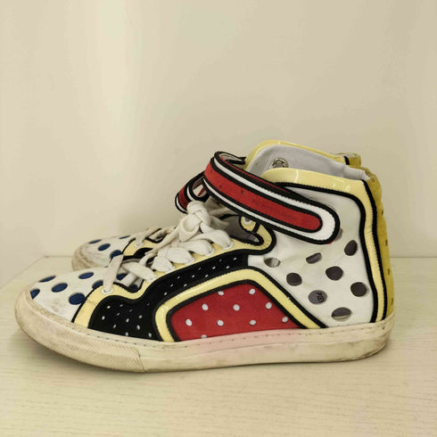 ピエールアルディ PIERRE HARDY パンチングハイカットスニーカー メンズ EUR:43