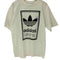 アディダス adidas 90S 96SS USA製 両面 トレフォイルロゴ プリント Tシャツ メンズ import:L