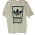 アディダス adidas 90S 96SS USA製 両面 トレフォイルロゴ プリント Tシャツ メンズ import:L