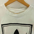 アディダス adidas 90S 96SS USA製 両面 トレフォイルロゴ プリント Tシャツ メンズ import:L