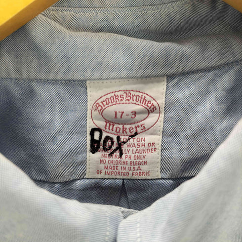 ブルックスブラザーズ BROOKS BROTHERS 90S USA製 makers タグ ボタンダウン L/S オックスフォード シャツ メンズ 17-3