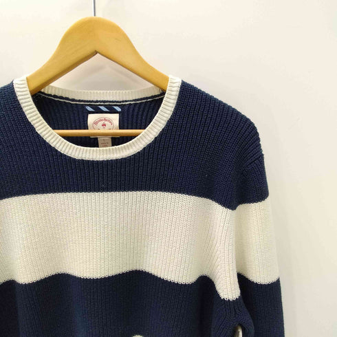 ブルックスブラザーズレッドフリース BROOKS BROTHERS REDFLEECE ウール混 クルーネック コットンニット メンズ L