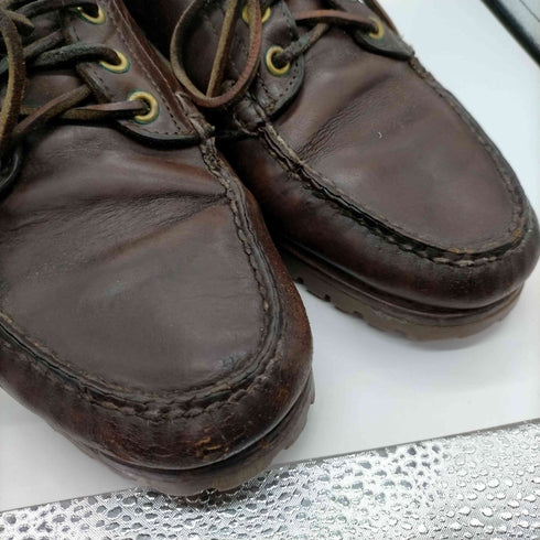 ティンバーランド Timberland 90S USA製 Authentics 3Eye Classic Lug オーセンティクス スリーアイ クラシック ラグ レザー デッキ シューズ メンズ 7.5W