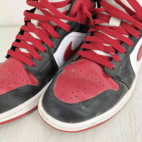 ジョーダンブランド JORDAN BRAND Air Jordan 1 Mid Bred Toe メンズ JPN:27