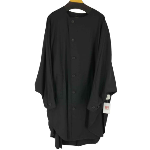 サイトバイヨウジヤマモト syte by Yohji Yamamoto 2022-23AW T/W GABARDINE STOLE COLLAR BIG SILHOUETTE COAT メンズ JPN:3