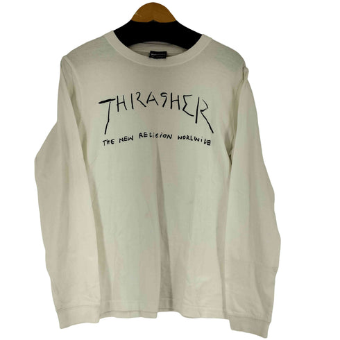 スラッシャー THRASHER フロントプリント L/S Tシャツ メンズ import:M
