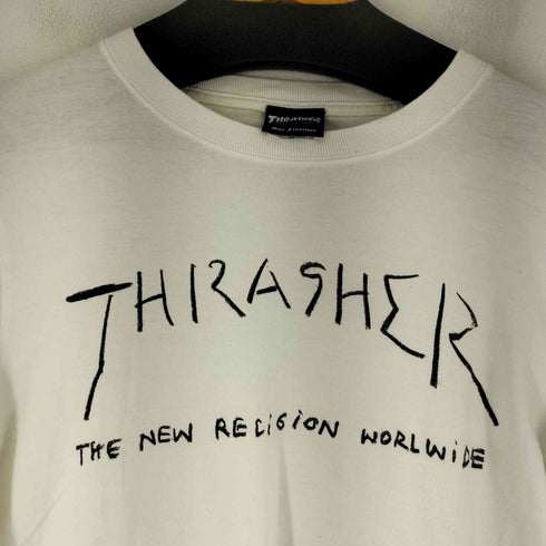 スラッシャー THRASHER フロントプリント L/S Tシャツ メンズ import:M