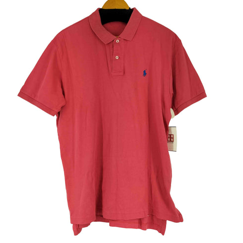 ポロバイラルフローレン Polo by RALPH LAUREN スモールポニー刺繍 S/S ポロシャツ メンズ import:L
