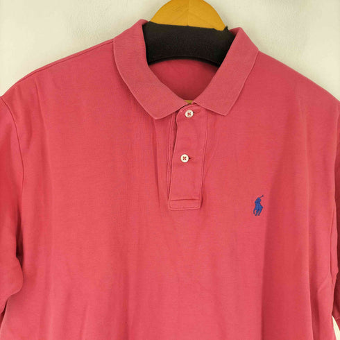 ポロバイラルフローレン Polo by RALPH LAUREN スモールポニー刺繍 S/S ポロシャツ メンズ import:L