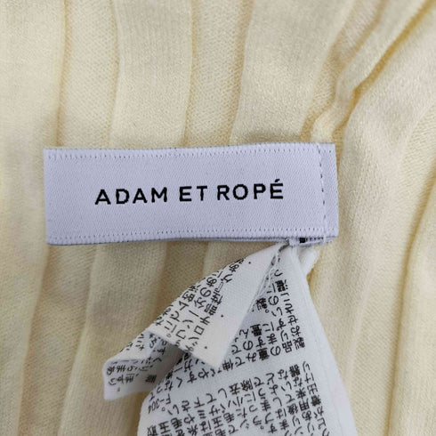 アダムエロペ Adam et Rope ワイドリブニットカーデワンピース レディース FREE