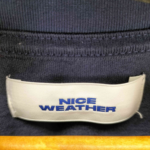NICE WEATHER ワンポイントロゴ ロングスリーブTシャツ メンズ JPN:L