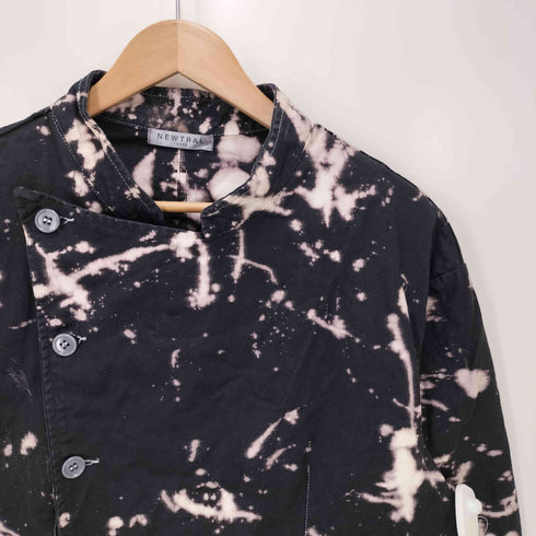 NEWTRAL TOKYO ブリーチ加工 シェフジャケット メンズ ONE SIZE