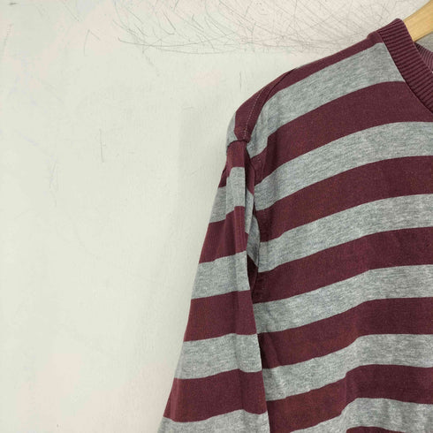 ブルックスブラザーズ BROOKS BROTHERS ロゴ刺繍 ボーダー ロングスリーブ カットソー メンズ import:M
