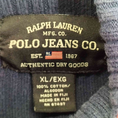 ポロジーンズカンパニーラルフローレン POLO JEANS COMPANY RALPH LAUREN 00S タートルネックコットンニット メンズ import:XL
