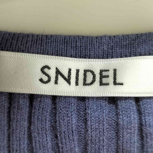 スナイデル snidel カッティングオープンニットワンピ レディース ONE SIZE