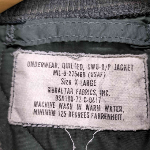 70s CWU-9/P JACKET ライナーキルティングジャケット メンズ import:XL