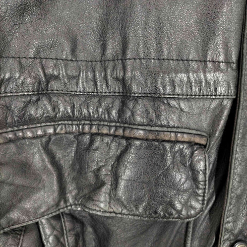 PIERRE BONEE レザーカーコート メンズ import:M