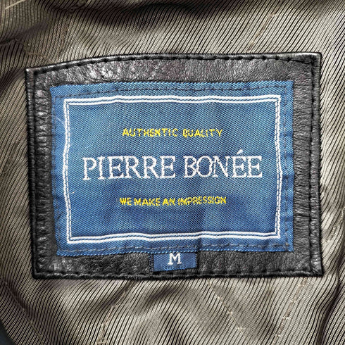 PIERRE BONEE レザーカーコート メンズ import:M