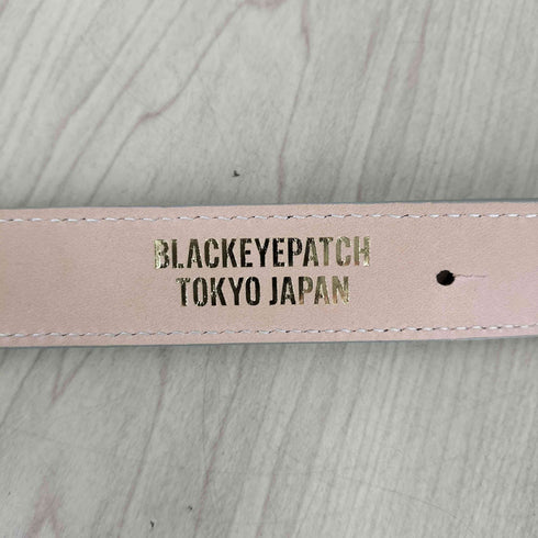 ザブラックアイパッチ THE BLACK EYE PATCH ロゴバックルレザーベルト メンズ