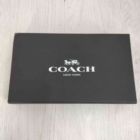 コーチ COACH ラウンドファスナー折財布 クロスグレインレザー レディース
