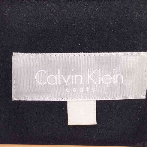 カルバンクライン CALVIN KLEIN CASHMERE カシミヤ混 ウールベルテッド ジャケット レディース
