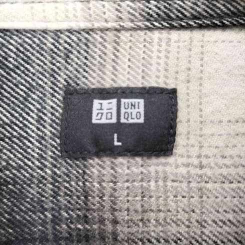 ユニクロ UNIQLO フランネルシャツ メンズ JPN:L