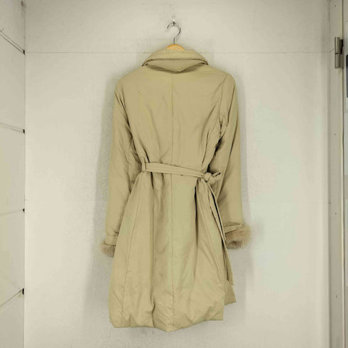 バーバリーロンドン BURBERRY LONDON ブルーフォックス ダウンコート レディース JPN:40