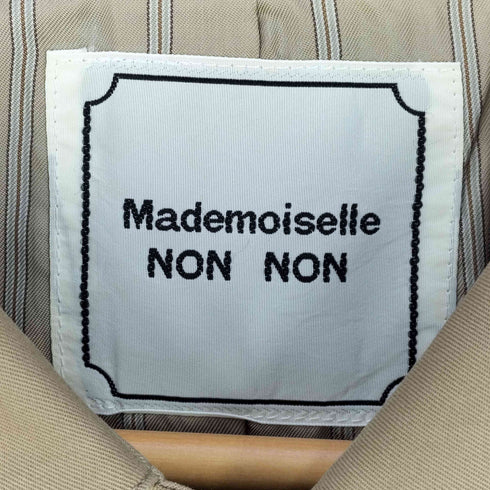 マドモアゼルノンノン mademoiselle NON NON スプリングコート レディース