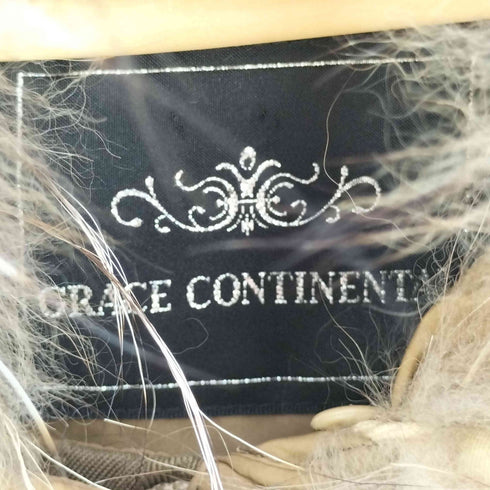 グレースコンチネンタル GRACE CONTINENTAL ラクーンファー ロングダウンジャケット レディース JPN:36