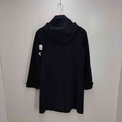 アクアスキュータム AQUASCUTUM フーデッド 比翼 ステンカラーコート レディース 6