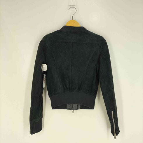 ダブルスタンダードクロージング DOUBLE STANDARD CLOTHING ピッグスエード 八の字 ライダースジャケット レディース