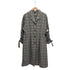 ランバンオンブルー LANVIN en Bleu チェック柄 ロング チェスターコート レディース 38