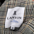 ランバンオンブルー LANVIN en Bleu チェック柄 ロング チェスターコート レディース 38