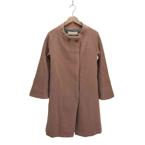 シビラ Sybilla アンゴラ混 バンドカラーコート レディース M