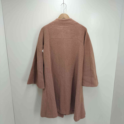シビラ Sybilla アンゴラ混 バンドカラーコート レディース M