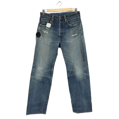 リーバイス Levis 90s- ボタン裏J22 ビッグE 赤耳 復刻 シンチバック ボタンフライデニムパンツ メンズ