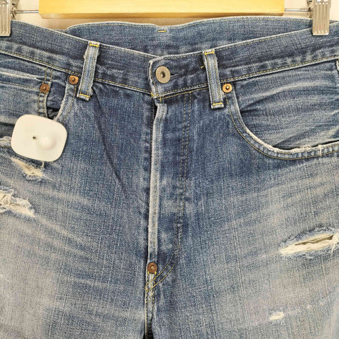リーバイス Levis 90s- ボタン裏J22 ビッグE 赤耳 復刻 シンチバック ボタンフライデニムパンツ メンズ